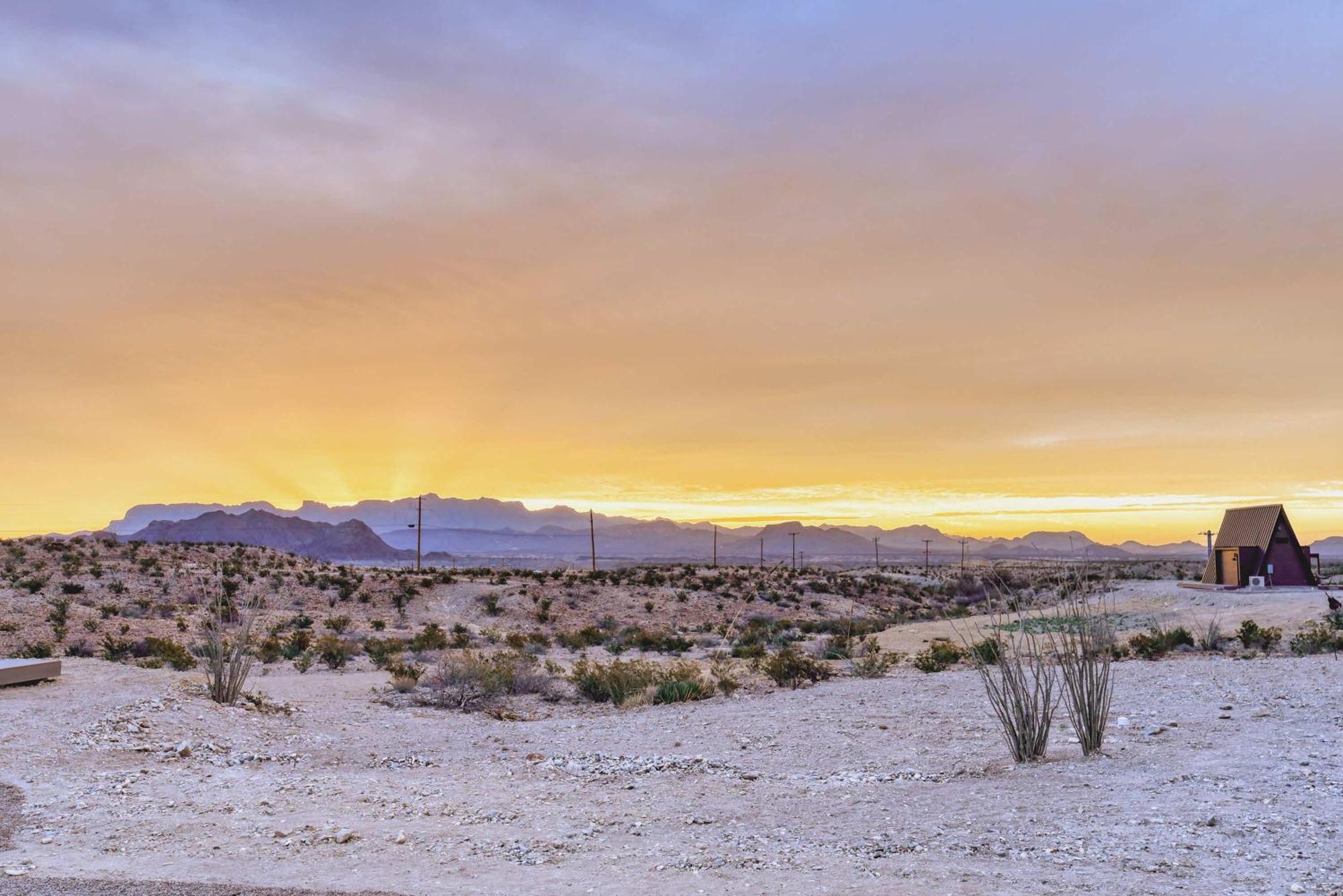 Stardust Big Bend Luxury A-Frame#4 Great Views Villa Terlingua Luaran gambar